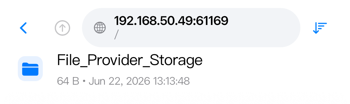 Browser shows the mounted data folder at the WebDAV root.